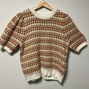 Universal Threads multi color short sleeve sweater s 1x